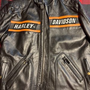Leather Harley jacket